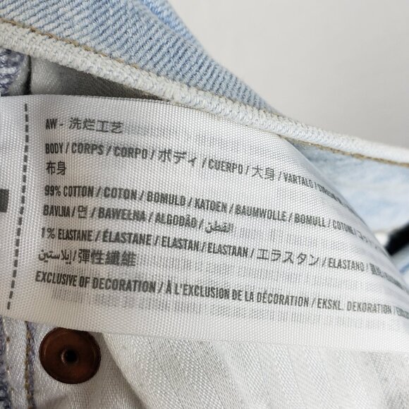 Abercrombie & Fitch Ultra High Rise Ankle Straight Jean Light Wash size 26 - Picture 10 of 12